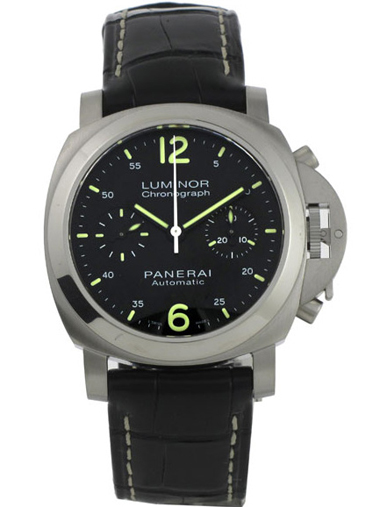 Panerai Luminor Chronograph 40mm Mens watch PAM00310 - Click Image to Close